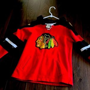 Blackhawks hoodie. Warn once. Great condition